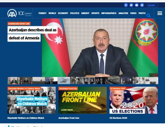  Թուրքական լրատվամիջոցներ.  Հայաստանը հանձնվել է 
 