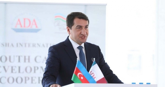   Հիքմեթ Հաջիև.  Ադրբեջանի և Հայաստանի միջև խաղաղության պայմանագիրը կծառայի Հարավային Կովկասում ինտեգրման զարգացմանը
 