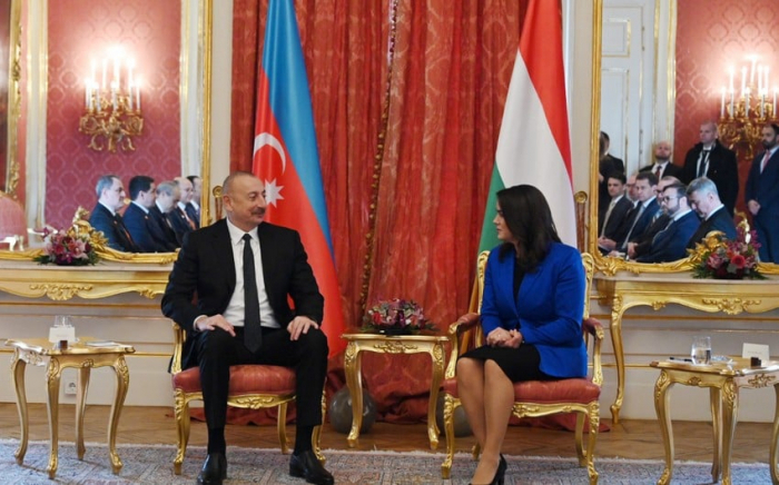  Կայացել է Ադրբեջանի և Հունգարիայի նախագահների ընդլայնված կազմով հանդիպումը
 
