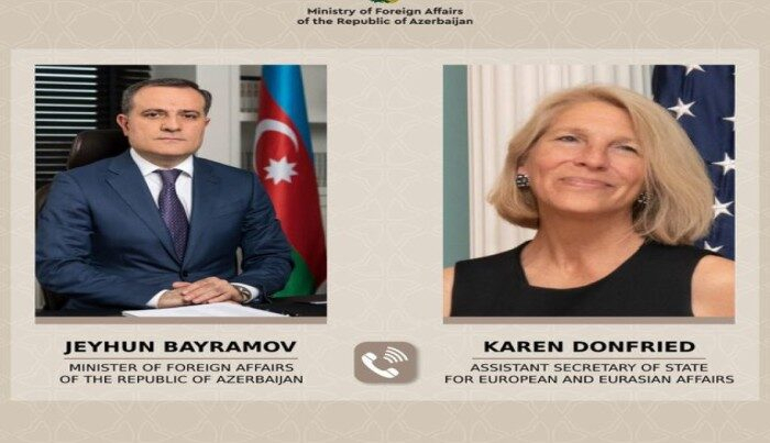  Ջեյհուն Բայրամովը զրուցել է ԱՄՆ պետքարտուղարի օգնականի հետ
 