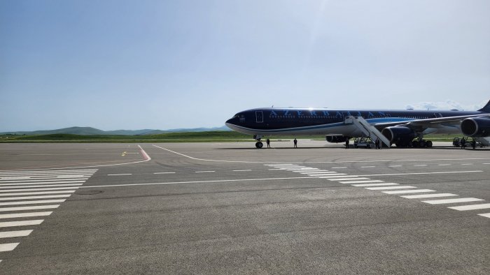   Ադրբեջանի նախագահի ինքնաթիռն առաջին անգամ չվերթ է իրականացրել Ֆիզուլիի օդանավակայանից Բեռլին
  