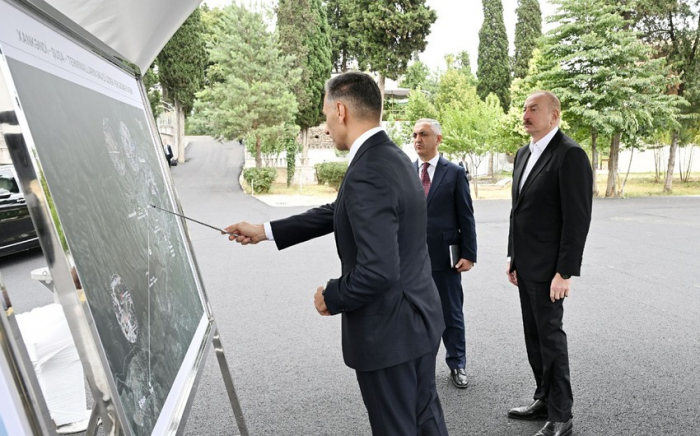   Ի.Ալիևը ծանոթացել է Խանքենդի-Շուշա ճոպանուղու կառուցման համար ընտրված տարածքին
  