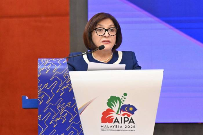 Գաֆարովան AIPA-ի 46-րդ գլխավոր վեհաժողովում պատմել է Ղարաբաղի վերածննդի մասին
