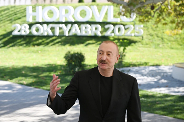 Իլհամ Ալիև. Մենք թշնամուն քշել ենք մեր հողերից և այսօր կառուցում ենք հրաշալի կյանք