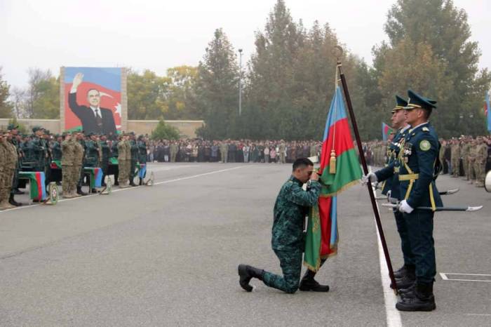  Ադրբեջանի ՊՍԾ նորակոչիկների զինվորական երդման արարողություն
 