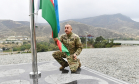  Իլհամ Ալիևը բարձրացրել է Ադրբեջանի դրոշը Թալիշ գյուղում և Սուգովուշան ավանում 
 