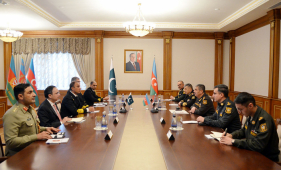  Զաքիր Հասանովը հանդիպել է Պակիստանի ՌԾՈՒ-ի հրամանատարի հետ -  ԼՈՒՍԱՆԿԱՐՆԵՐ  