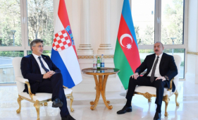   Իլհամ Ալիևը հանդիպել է Խորվաթիայի վարչապետի հետ
  
