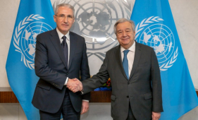 COP29-ի նախագահը հանդիպել է ՄԱԿ-ի գլխավոր քարտուղարի հետ